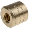 RS PRO 3 mm Cylindrical Bronze Lead Screw Nut for 12 mm Trapezoidal Screws 862-5354