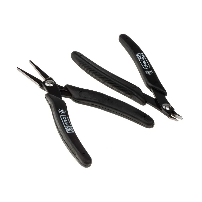 RS PRO 6-Piece High Carbon Steel ESD Safe Plier Gripping Set with Black Finish 864-0814