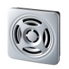 Patlite BSV Series Voice Annunciator Panel Wall Mount Silver IP54 DC 26.4V 15-Tone 87 dB @ 1m BSV-24P-S
