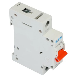 Eaton xPole PL Miniature Circuit Breaker, 1-Pole, 10A, Type C, 48 V dc, 10 kA Breaking Capacity 242202 PLSM-C10-MW
