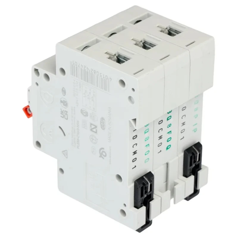 Hager xPole PLSM Miniature Circuit Breaker, 3-Pole, 10A, Type C, 48 V DC, 10 kA Breaking Capacity 242470 PLSM-C10/3-MW