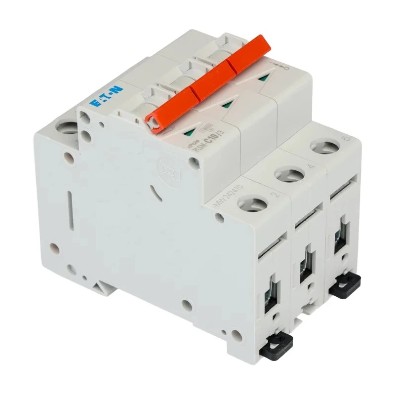 Hager xPole PLSM Miniature Circuit Breaker, 3-Pole, 10A, Type C, 48 V DC, 10 kA Breaking Capacity 242470 PLSM-C10/3-MW