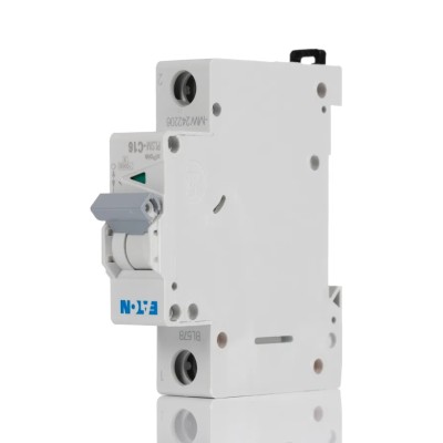 Eaton xPole Miniature Circuit Breaker, 1-Pole, 16A, Type C, 230V AC, 48V DC, 10kA Breaking Capacity 242206 PLSM-C16-MW