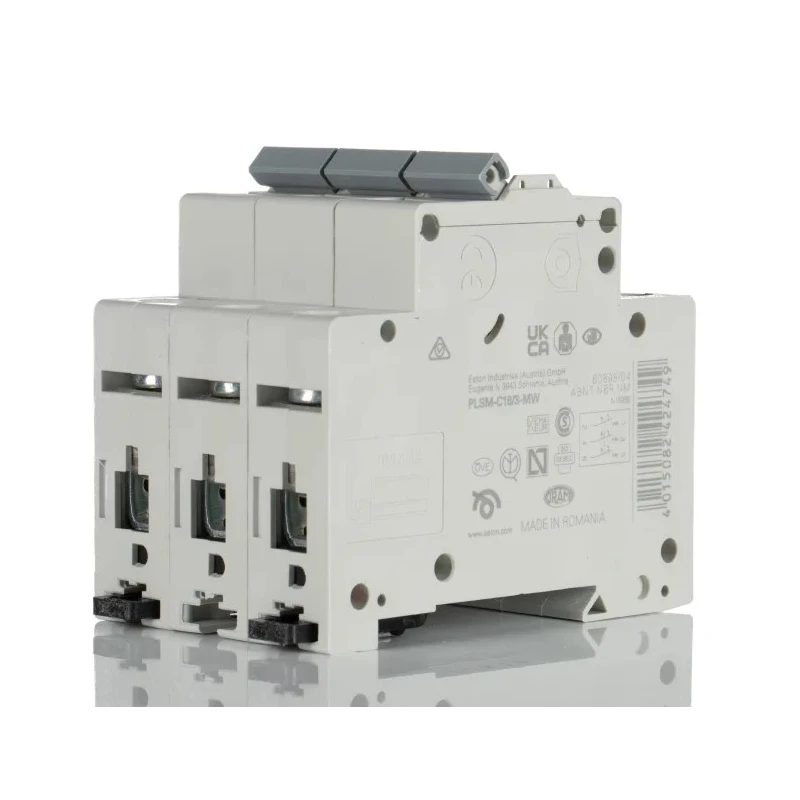 Hager xPole PLSM Series 3-Pole Miniature Circuit Breaker, 16A, Type C, 400V AC, 48V DC, 10kA Breaking 242474 PLSM-C16/3-MW