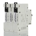 Hager xPole PLSM Series 3-Pole Miniature Circuit Breaker, 16A, Type C, 400V AC, 48V DC, 10kA Breaking 242474 PLSM-C16/3-MW
