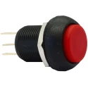 APEM IM Series Momentary Push Button Switch Red Actuator SPDT Panel Mount 13.6 mm Cutout IP67 IMP7Z462UL