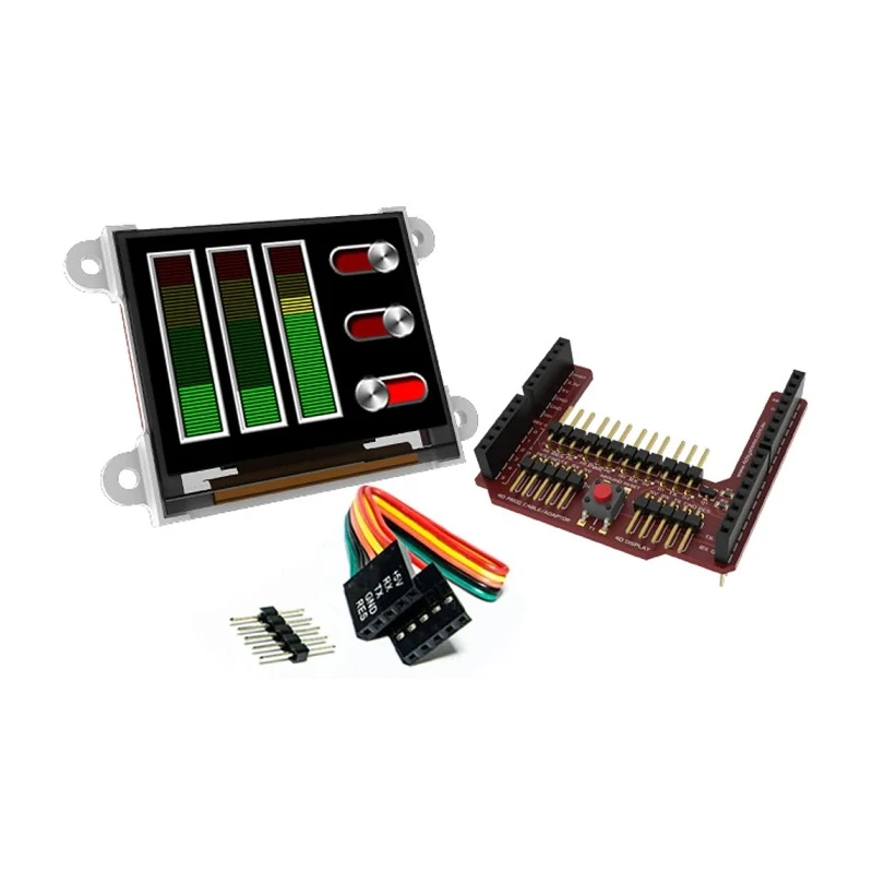 4D Systems 1.7 inch OLED Display Arduino Compatible Module with GPIO SPI Interface SK-160G2-AR