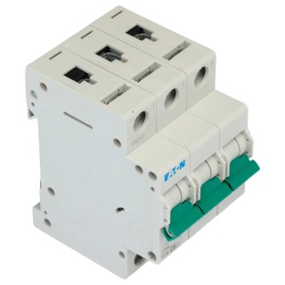 Eaton xPole Miniature Circuit Breaker 3-Pole 6A Type C 48 V dc 10 kA Breaking Capacity 242468 PLSM-C6/3-MW