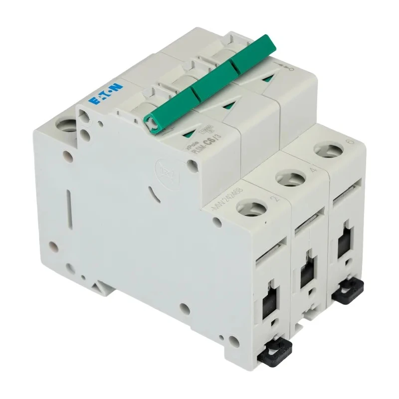 Eaton xPole Miniature Circuit Breaker 3-Pole 6A Type C 48 V dc 10 kA Breaking Capacity 242468 PLSM-C6/3-MW