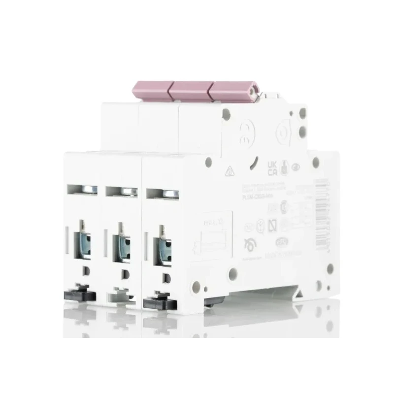 Eaton xPole PL Miniature Circuit Breaker, 3-Pole, 32A, Type C, 48V DC, 10 kA Breaking Capacity 242477 PLSM-C32/3-MW