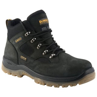 DeWALT Challenger Black Stainless Steel Toe Capped Men's Safety Boots Size UK 9 EU 43, Lace Up 10 US Black Challenger 4 9