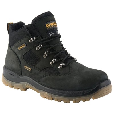 DeWALT Challenger Black Stainless Steel Toe Capped Men's Safety Boots Size UK 9 EU 43, Lace Up 10 US Black Challenger 4 9