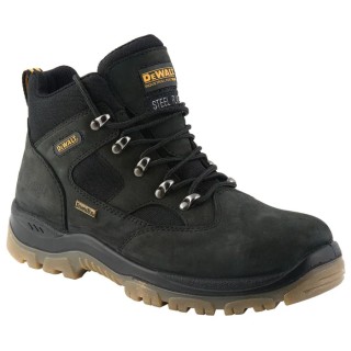 DeWALT Challenger Black Stainless Steel Toe Capped Men's Safety Boots UK 8 EU 42 Waterproof Leather EN Black Challenger 4 8