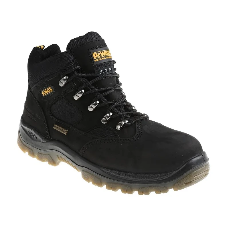 DeWALT Challenger Black Stainless Steel Toe Capped Men's Safety Boots EU 41 UK 7, Lace Up, Chemical and Black Challenger 4 7