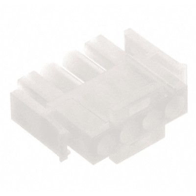 TE Connectivity Universal MATE-N-LOK Male Connector Housing 6.35 mm Pitch 4 Way 1 Row Straight 1-480702-0