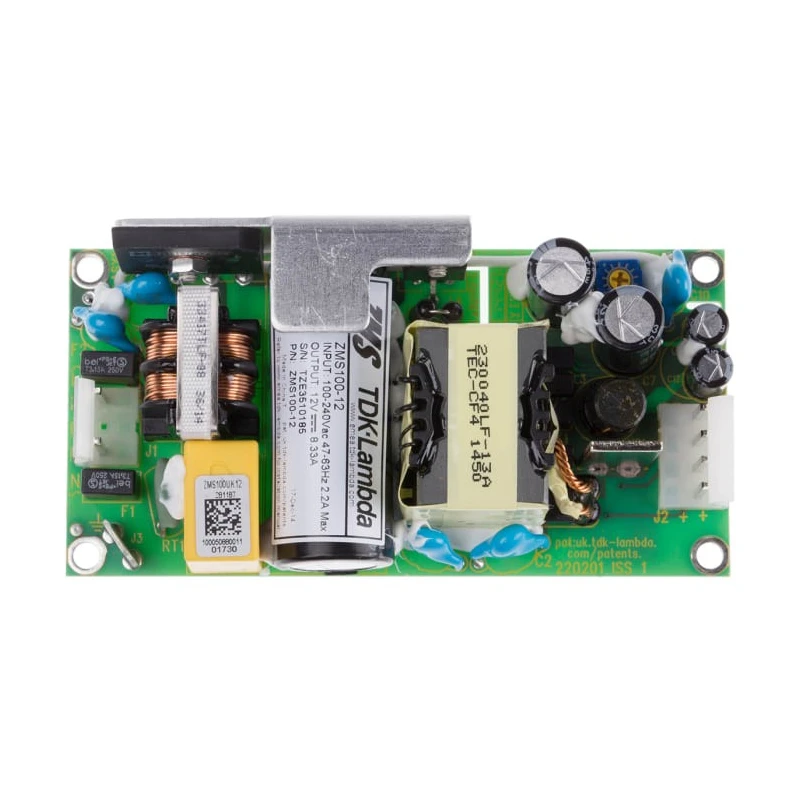 TDK-Lambda ZMS100-12 Medical Switching Power Supply 12V DC 80W Universal Input 85-264V AC ZMS100-12
