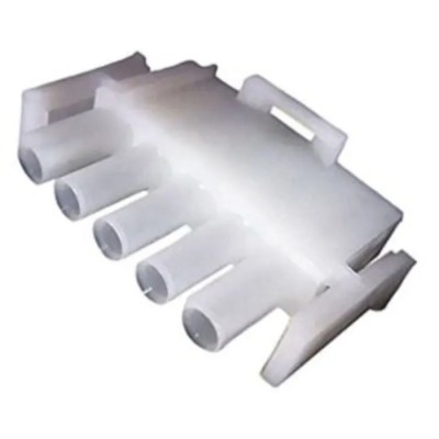 TE Connectivity Universal MATE-N-LOK Male Connector Housing 6.35 mm Pitch 5 Way 1 Row Straight 1-480763-0