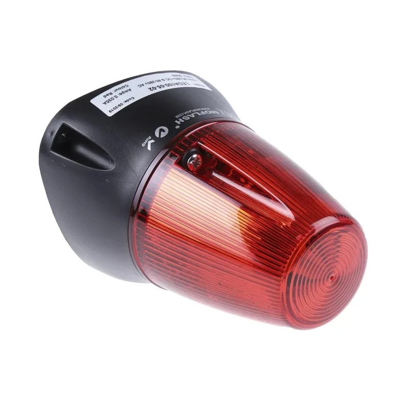 Moflash Red LED Beacon-Buzzer Combination LEDA100-05-02, IP65 Rated, 285V AC/DC, 80 dB Sound Level