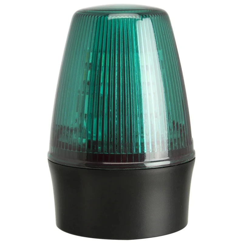 Moflash LEDS100 Series Green Flashing Industrial Signal Beacon 230V AC/DC 35mA IP65 LEDS100