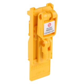 Martindale Bright Yellow 1-Lock Lock ABS Polycarbonate Isolation Lock LOK6