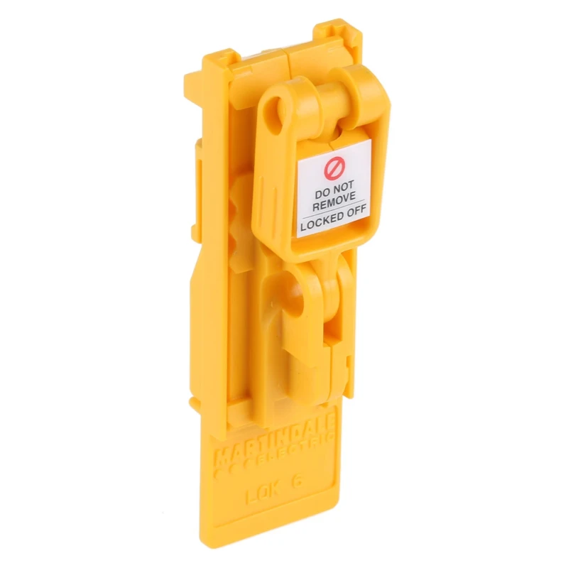 Martindale Bright Yellow 1-Lock Lock ABS Polycarbonate Isolation Lock LOK6