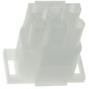 TE Connectivity Universal MATE-N-LOK Male Connector Housing 6 Way 2 Row 6.35 mm Pitch 1-480704-0