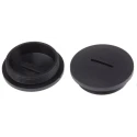 RS PRO Cable Gland Plug Threaded M40 Polyamide 66 Black 45.8 mm Diameter 865-9758
