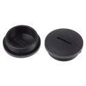 RS PRO Cable Gland Plug M32 Thread Polyamide 66 Black 36.6 mm Diameter 865-9754