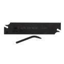 Pramet Grooving Bar ZUM External Threading Lathe Part with 90° Approach Angle, 150 mm Length, 32 mm Height XLCFN 3201 M 2.00