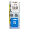 Pramet High Precision Lathe Indexable Insert with 4.76 mm Height, 93° Approach Angle, 6.5 mm Length WNMG 060408E-M:T9325