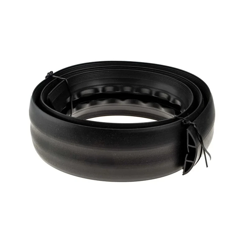 RS PRO Black Polyvinyl Chloride Cable Cover 22 mm Inside Diameter, 1.83 m Length 865-9543