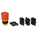 Eaton M22 Series Pull Release Illuminated Emergency Stop Push Button Panel Mount 22mm Cutout 2 NC 73000194 M22-PVL-K02-R