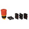 Eaton M22 Series Pull Release Illuminated Emergency Stop Push Button Panel Mount 22mm Cutout 2 NC 73000194 M22-PVL-K02-R