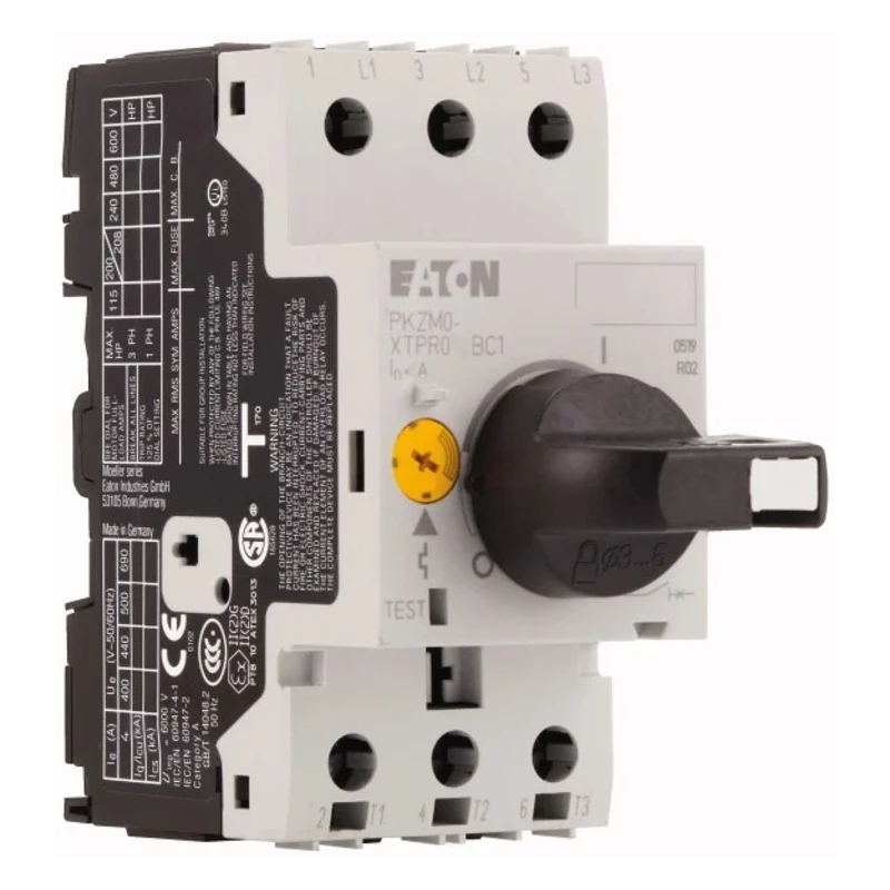Eaton Motor Protection Circuit Breaker 630 mA, 1A, 690V AC, 3 Poles, IP20, -25°C to 55°C 265335 PKZM0-1/AK