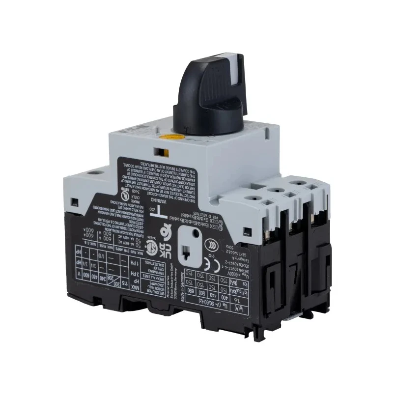 Eaton Motor Protection Circuit Breaker PKZM0 Series 1 to 1.6 A Current Rating, 690V AC, 3 Poles 265336 PKZM0-1,6/AK