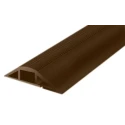 RS PRO 1 m Brown Cable Cover in Polyvinyl Chloride PVC Wiring Duct 66 mm Width 865-9584