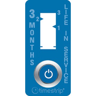 Timestrip Time Indicator Label 500 Labels, Vertical Orientation, ISO Standard TS172