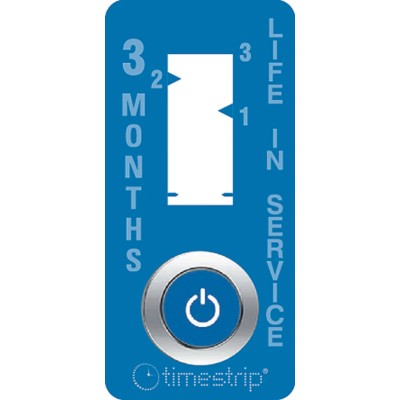 Timestrip Time Indicator Label 500 Labels, Vertical Orientation, ISO Standard TS172