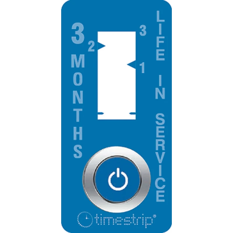 Timestrip Time Indicator Label 500 Labels, Vertical Orientation, ISO Standard TS172