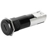 Schurter 16A Panel Mount Fuse Holder, 1P Pole, Mini Fuse Compatible, 500V, FUL Series 0031.2303