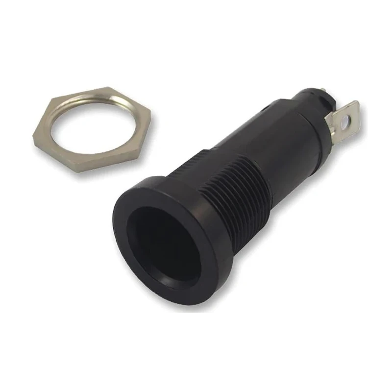 Schurter 10A Panel Mount Fuse Holder 1P-Pole Compatible with Mini Fuse Size 500V AC 0031.1631
