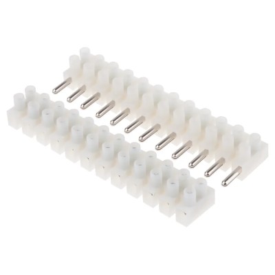 RS PRO Non-Fused Terminal Block, 12-Way, 12AWG Wire, 24A Screw Termination 450V 8mm Pitch 865-9830