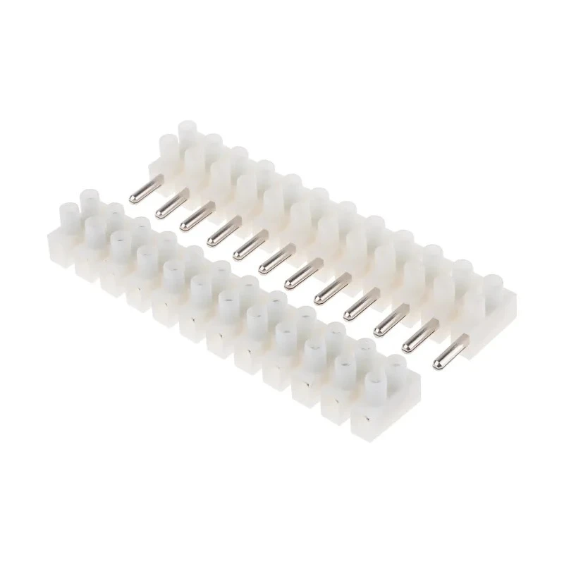 RS PRO Non-Fused Terminal Block, 12-Way, 12AWG Wire, 24A Screw Termination 450V 8mm Pitch 865-9830