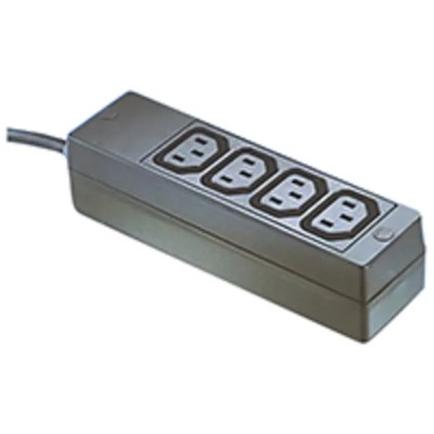Bulgin 10A 250V 4 Gang Socket Bar with 2m Cord IEC C13 PXD201