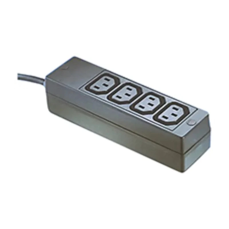 Bulgin 10A 250V 4 Gang Socket Bar with 2m Cord IEC C13 PXD201