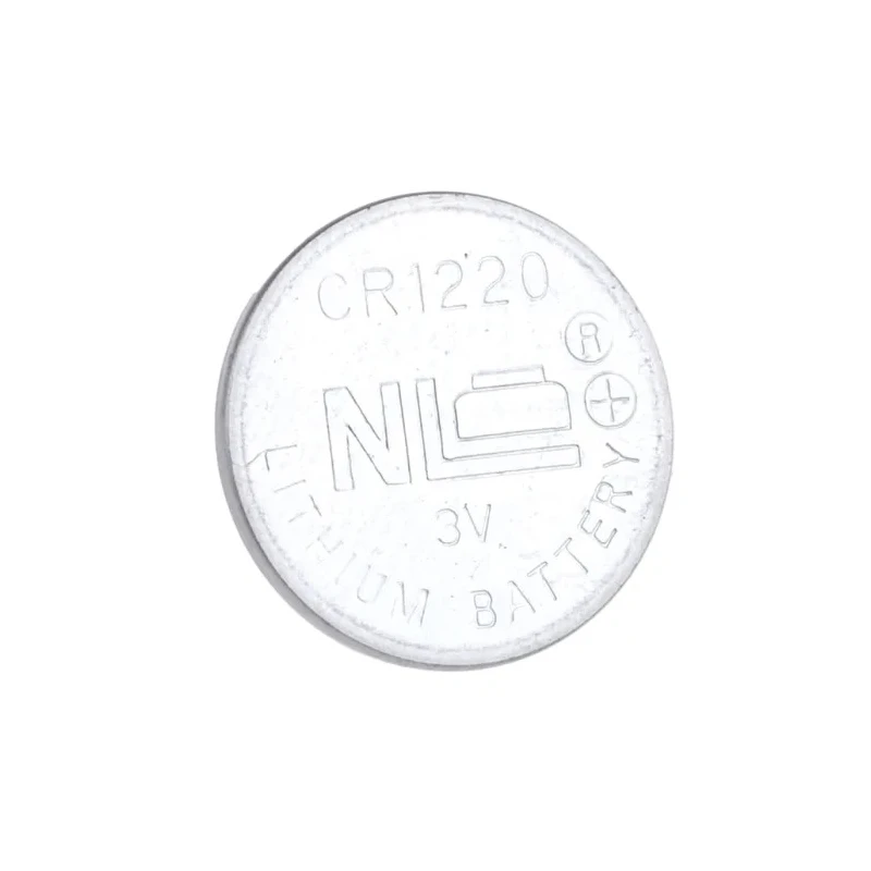 RS PRO CR1220 Lithium Manganese Dioxide Button Battery 3 V 12.5 mm Diameter 5 Pack CR1220