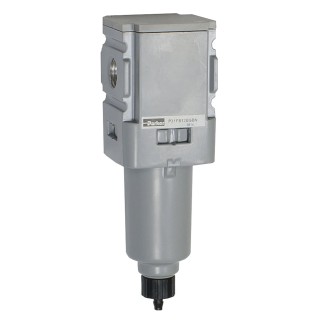 Parker Pneumatic Filter 1/4 in 250 psi 4.2 SCFM Maximum Flow Manual Drain Metal Bowl P31FB12AMMN