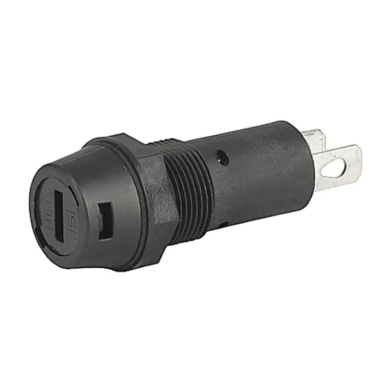 Schurter 16A Panel Mount Fuse Holder, 1 Pole, Compatible with Mini Fuse, 400V AC, Thermoplastic Body, Model 3101.0210