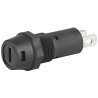 Schurter 16A Panel Mount Fuse Holder, 1 Pole, Compatible with Mini Fuse, 400V AC, Thermoplastic Body, Model 3101.0210
