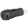 Schurter 16A Panel Mount Fuse Holder, 1P-Pole for Mini Fuse 400V AC 3101.0230